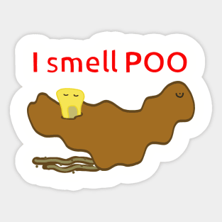 I Smell Poo Sticker